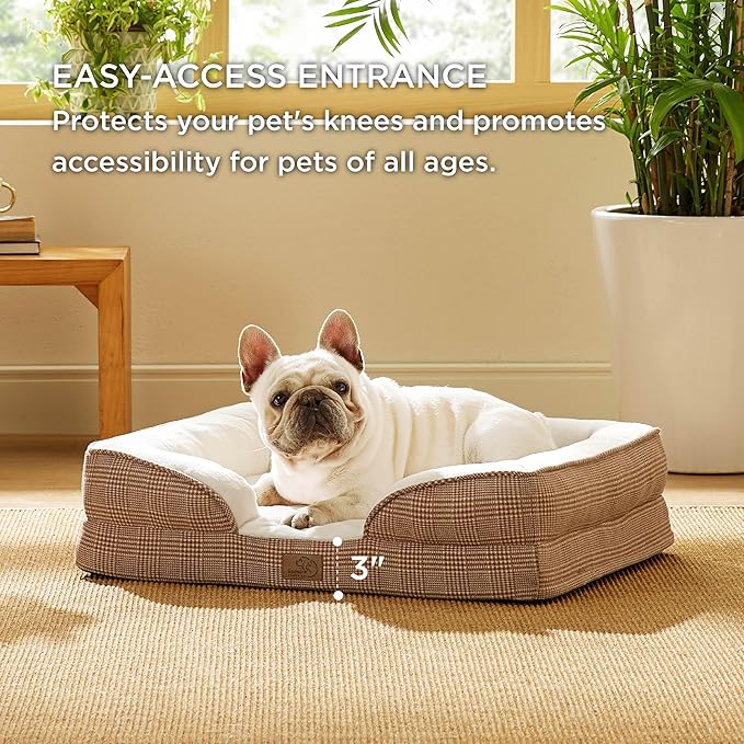 Bedsure Orthopedic Dog Bed for Medium Dogs