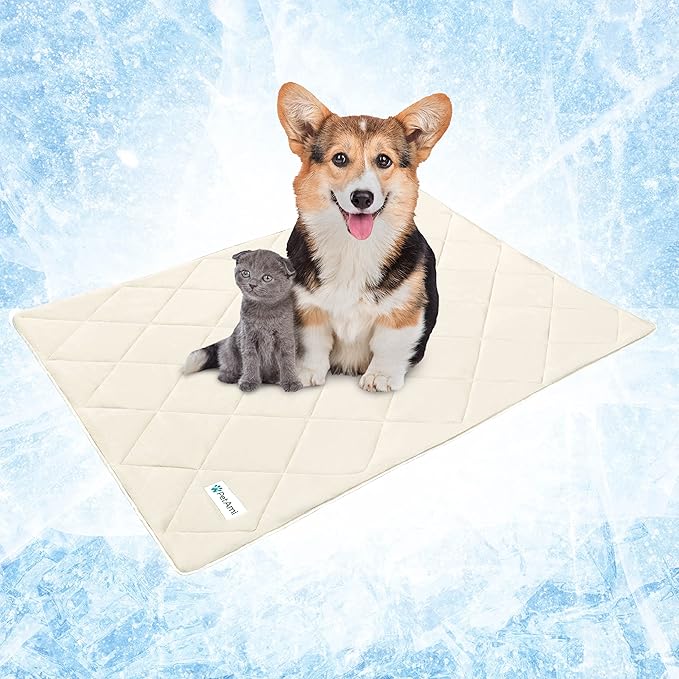 PetAmi Premium Cooling Dog Blanket 29x40, Beige