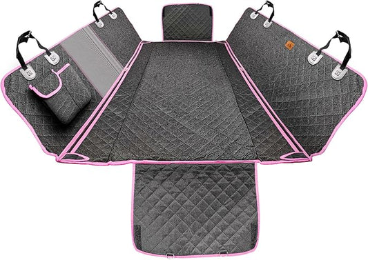 Waterproof Dog Car Seat Cover 55" x 60" (Grey)