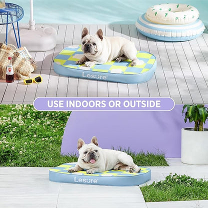 Lesure Inflatable Waterproof Dog Bed for Medium Dogs 3 Inch