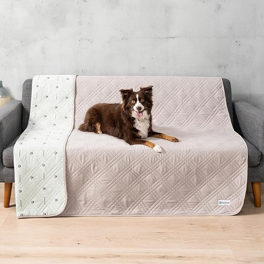 PetAmi Waterproof Couch Cover for Dogs 52x82 Beige