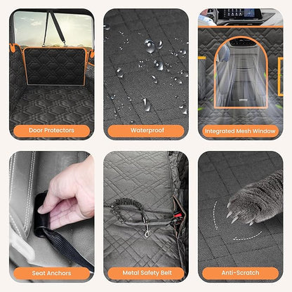 Dog Backseat Extender Hard Bottom