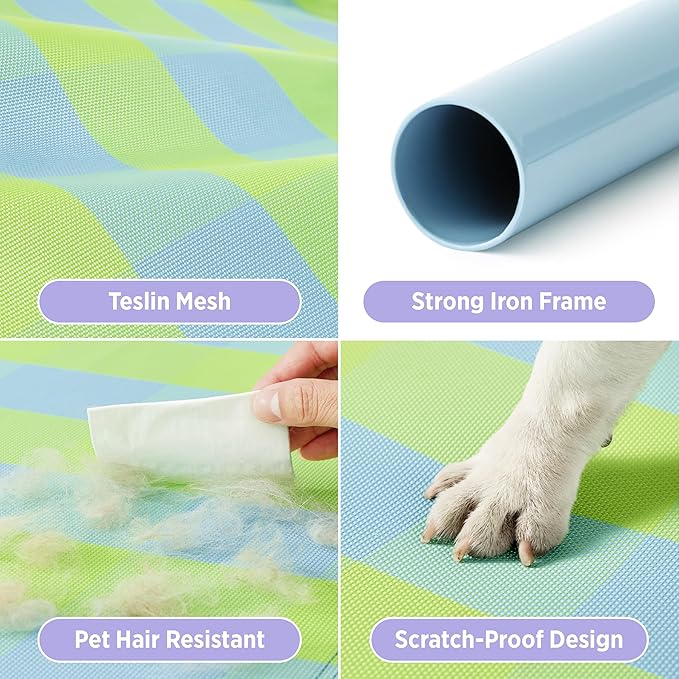 Lesure Elevated Raised Outdoor Dog Bed 34"