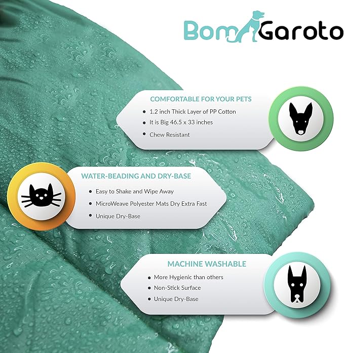 Bom Garoto Portable Pet Mat 46.5 x 33 Inch