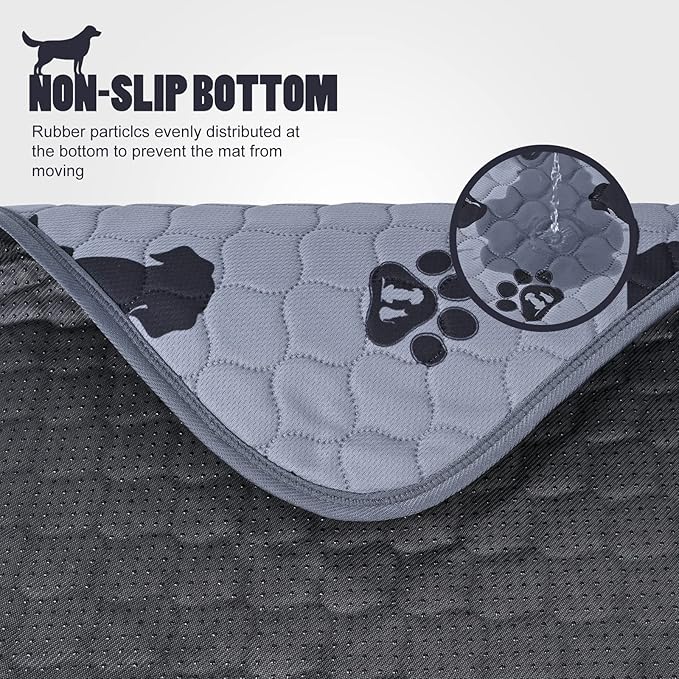 JUMEIHUI Washable Pee Pads for Dogs 18X24（Pack of 2）