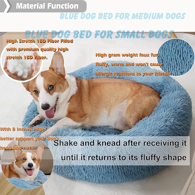 Dog Beds for Medium Dogs Washable Calming Bed