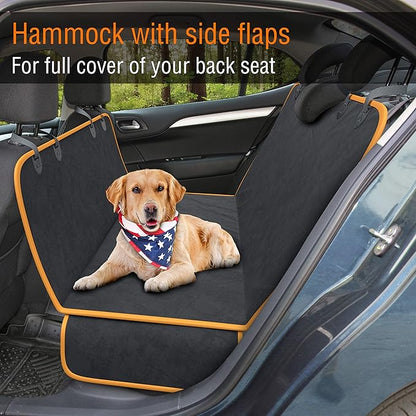 Active Pets Dog Car Seat Cover Car Seat Protector- Dog Seat Cover for Back Seat of SUVs