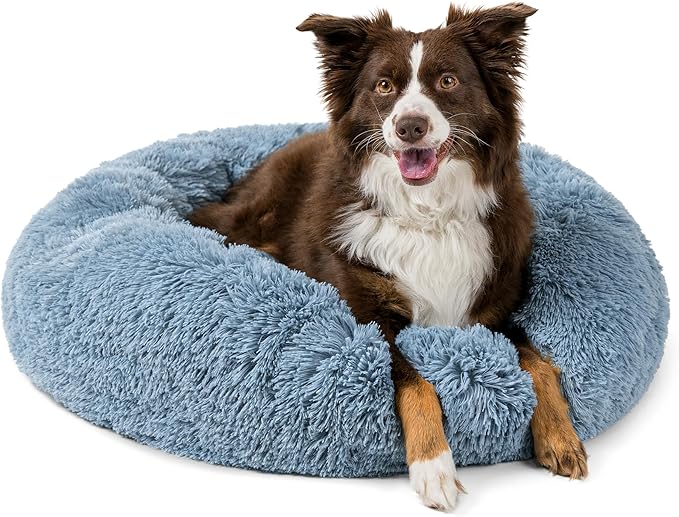 PetAmi Calming Dog Bed for Small Medium Dog Cat 45 lbs, 30 inch,