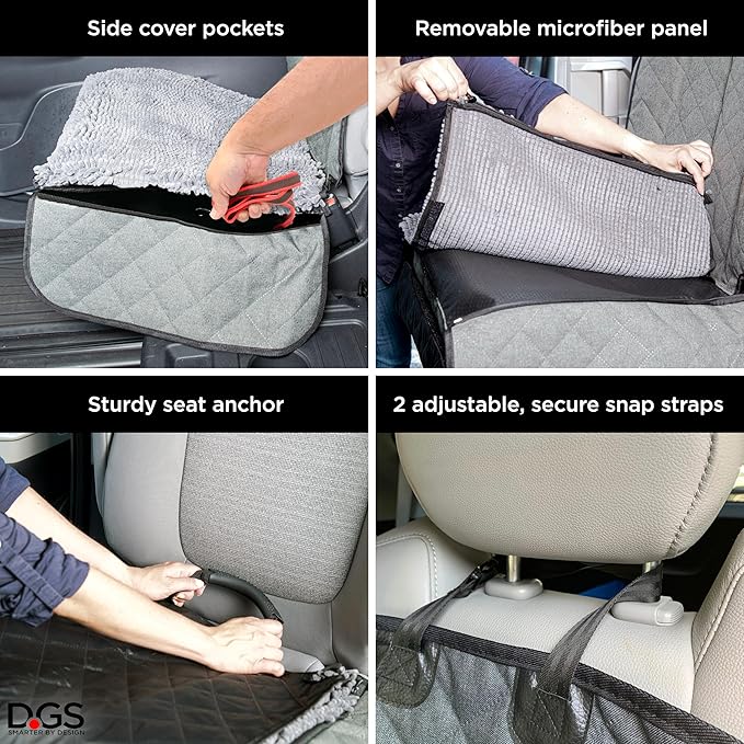 Dog Gone Smart Single Backseat Dog Cover for Car