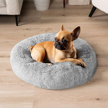 PetAmi Calming Dog Bed for Small Medium Dog Cat 25 lbs, 23 inch,