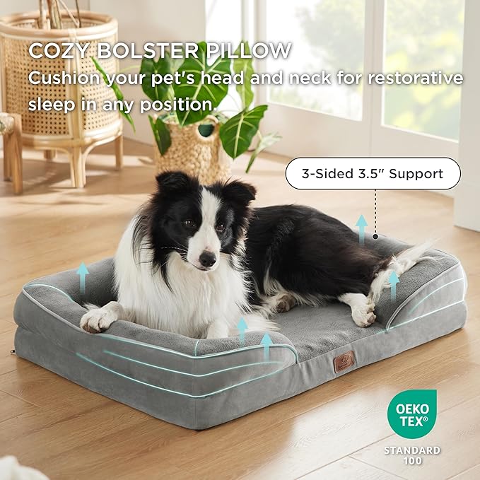 Bedsure Orthopedic Dog Bed for Large Dogs
