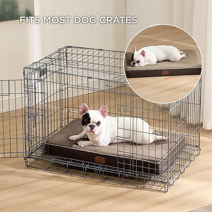 Bedsure Memory Foam Dog Bed for Medium Dogs