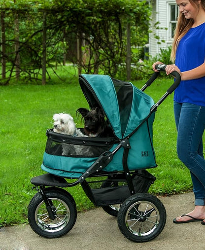 Pet Gear NO-Zip Double Pet Stroller 1 Model 3 Colors