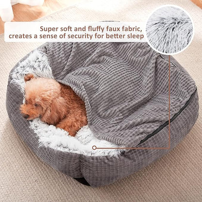MIXJOY Dog Beds for Large Medium Small Dogs (30 inches,