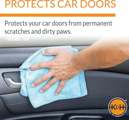 K&H Pet Products Vehicle Door Protector Black 2 Packs