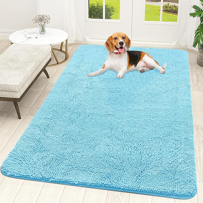 OLANLY Dog Door Mat for Muddy Paws 59x35