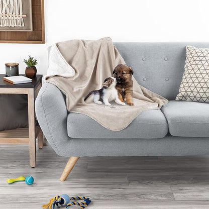 PETMAKER Waterproof Dog Blanket 30x40-Inch Reversible