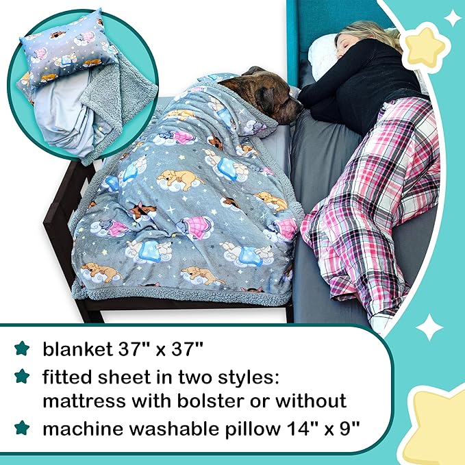 Bedding Set- Bedside Pet Bed Cosleeper- Dog Bed