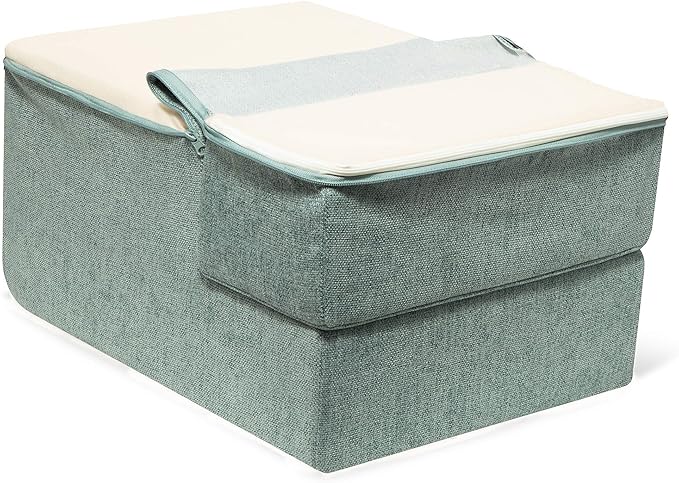 Best Pet Supplies Foldable Foam Pet Steps for Small Dogs and Cats 3-Step