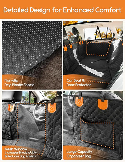 Meowant Dog Car Seat Cover for Back Seat 7 mm 330lbs, Back