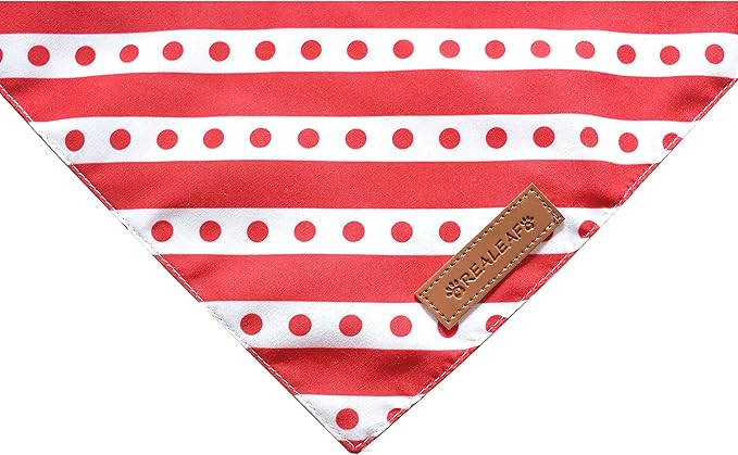 Realeaf Christmas Dog Bandanas 2 Pack