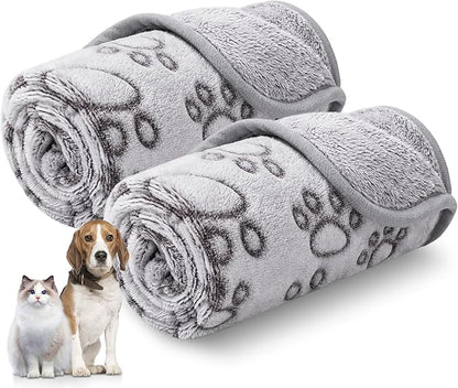 Luciphia 1 Pack 2 Pet Blankets for Dogs Cats (23x16 inch)