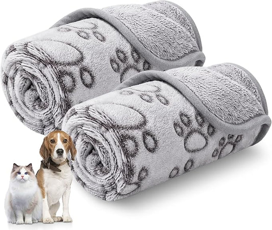 Luciphia 1 Pack 2 Pet Blankets for Dogs Cats (23x16 inch)