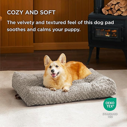 Bedsure Dog Bed for Medium Size Dog 29" x 21", Brown