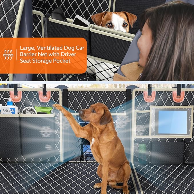 Back Seat Extender for Dogs 380lbs, Dog