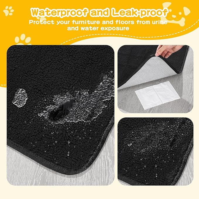 BALAPET Chewproof Dog Blanket for Medium & Large Dogs Chewers(30 * 40IN)