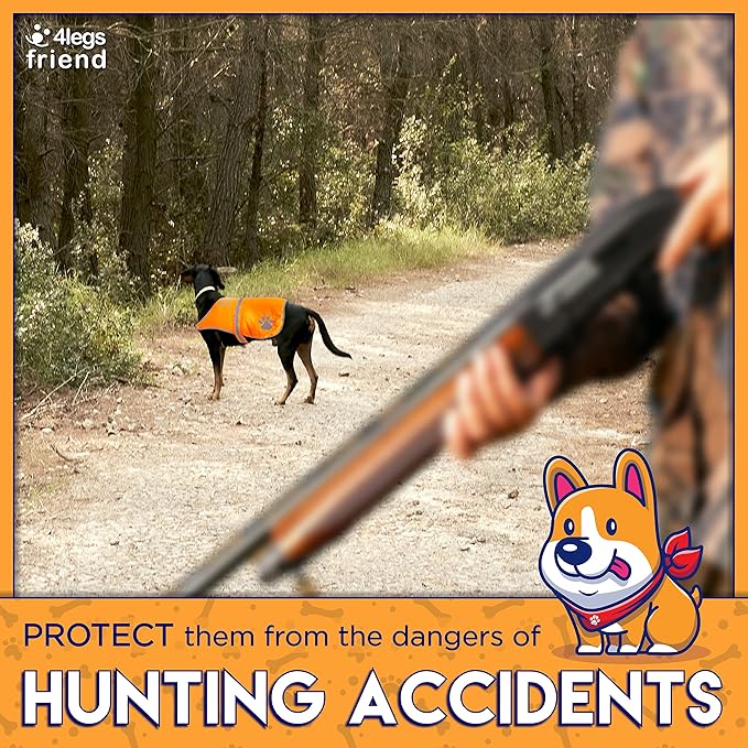 Dog Safety Reflective Lightweight Vest 6 Sizes