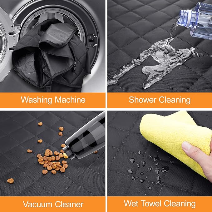 GXT Dog Back Seat Cover Protector for Cars SUV and Trucks with Mesh Window