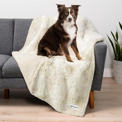 PetAmi Waterproof Dog Blanket for Medium Large Dogs 40x60 Cream