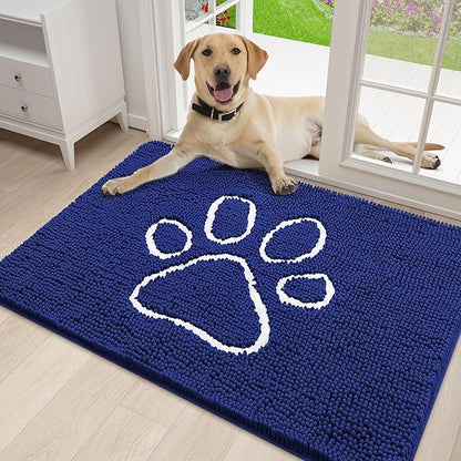 smiry Dog Door Mat for Muddy Paws (30x20 Inches,