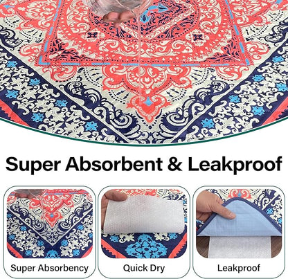 Washable Pee Pads for Dogs- 2 Packs Super 100% Waterproof 48''x48''