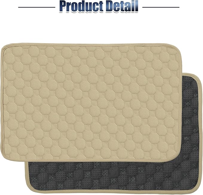 X AUTOHAUX Dog Seat Cover Reuse Car Seat 60x45cm Khaki