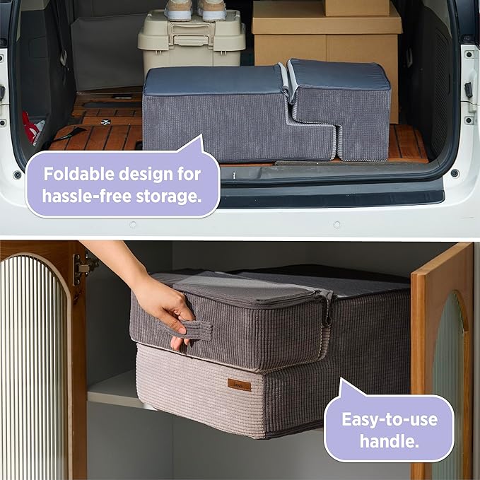 Lesure Dog Stairs for Small Dogs 4 Steps