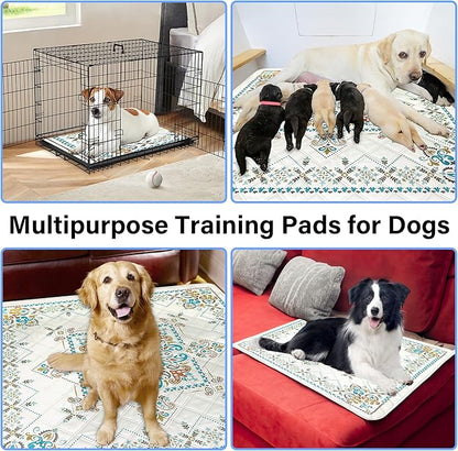 Washable Pee Pads for Dogs- 2 Packs Super 100% Waterproof 18''x24''