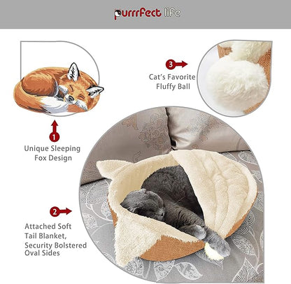 Oval Pet Beds for Cats and Small Dogs