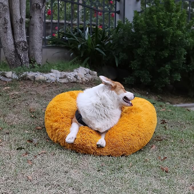 Pet Beds for Medium Dogs Calming Dog Bed 30 Inches