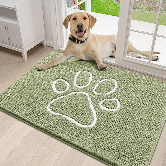 smiry Dog Door Mat for Muddy Paws (30x20 Inches,