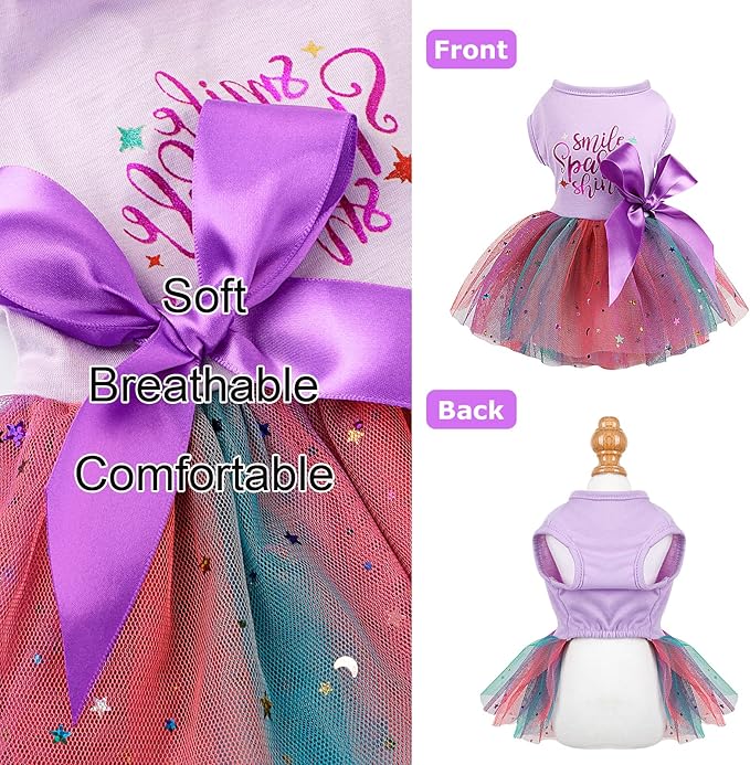 Dog Dress for Small Medium Dogs Girl