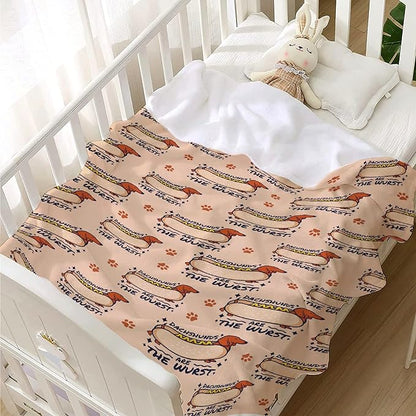Dachshund Dog Blankets Puppy Blanket 30x40 in