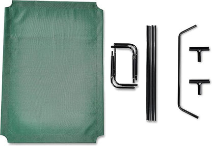 Amazon Basics Cooling Elevated Dog Bed with Metal Frame 60 x 37 x 9 Inch,