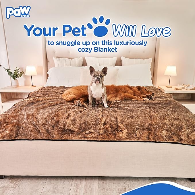 PupProtector Waterproof Throw Blanket for Dogs and Cats (60" L 50" W)