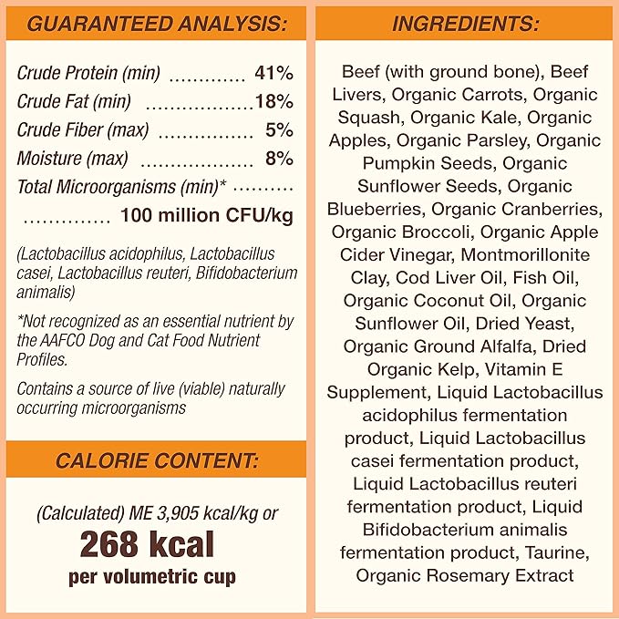 Primal Freeze Dried Dog Food Pronto, Beef; Scoop & Serve, Complete & Balanced Meal; Also Use as Topper or Treat; Premium, Healthy, Grain Free High Protein Raw Dog Food (25 oz, 2-pack)