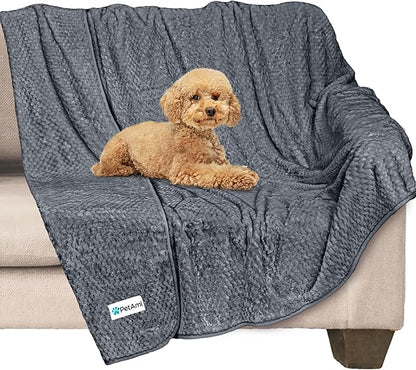 PetAmi Waterproof Dog Blanket 40x60 Gray