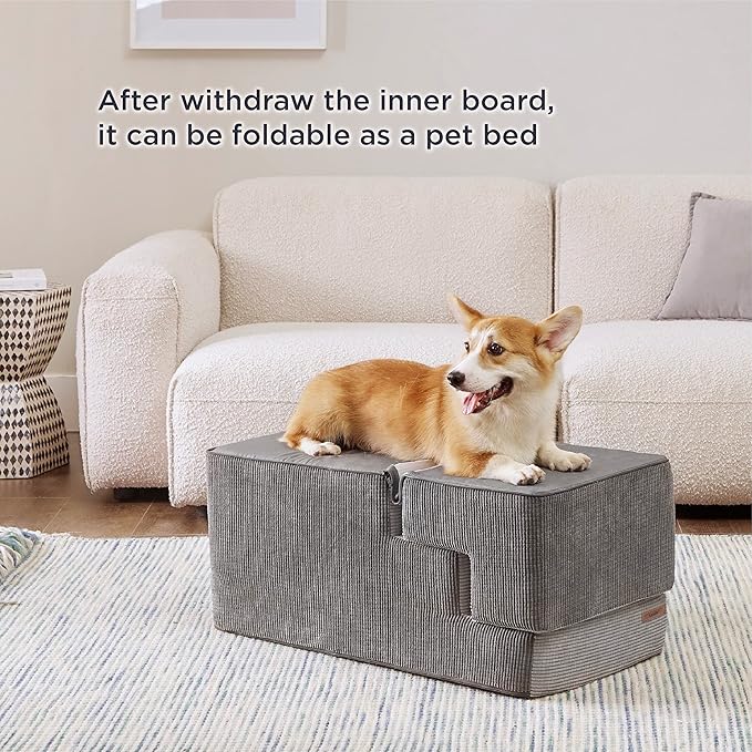 Lesure Dog Stairs for Small Dogs 5 Steps