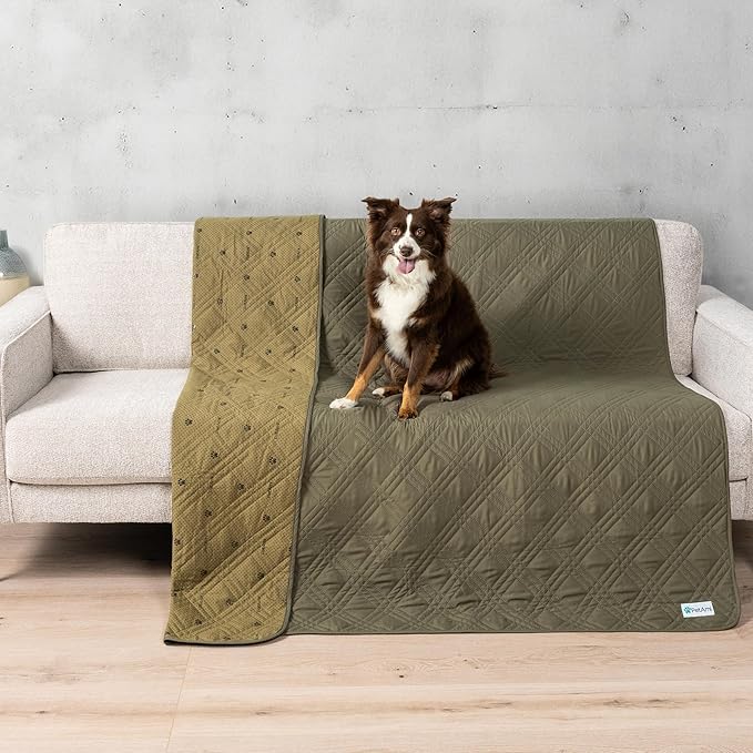 PetAmi Waterproof Couch Cover for Dogs 30x70 Green