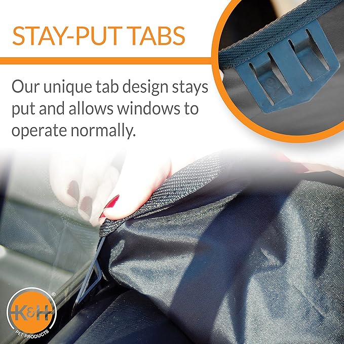 K&H Pet Products Vehicle Door Protector Black 2 Packs